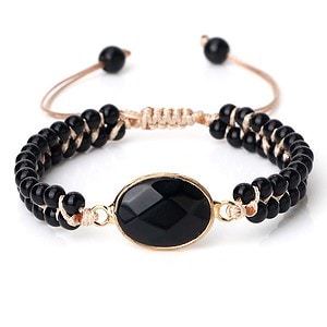 Schwarz Armband Couple
