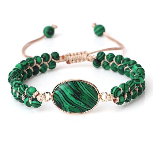 Partnerarmband Malachit