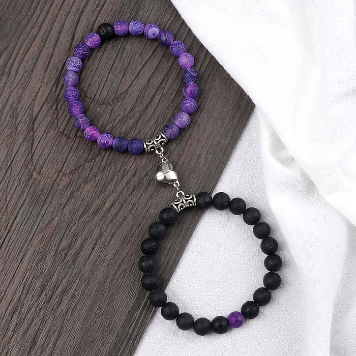 Pärchen Armband Violett