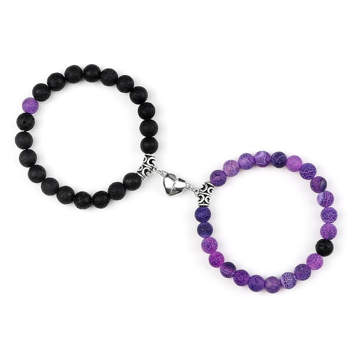 Pärchen Armband Violett