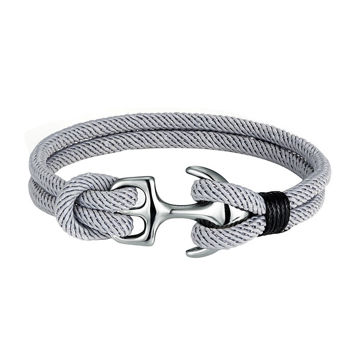 Maritime Armband Grau