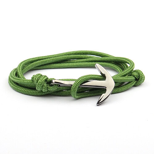 Herren Armband Schnur Tarngrün