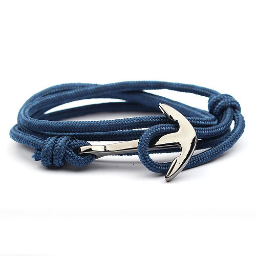 Armband Mit Anker Blau