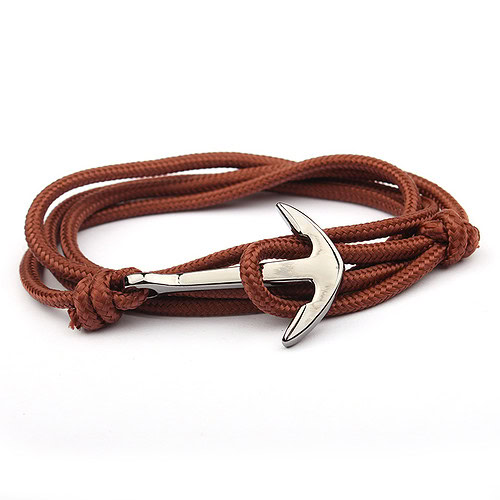 Armband Mit Anker Kaffee Farbe