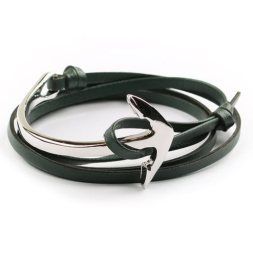 Segeltau Armband Olivgrün