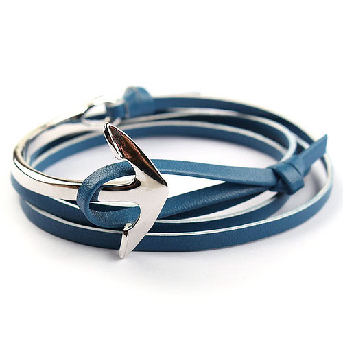 Armband Mit Anker Blau
