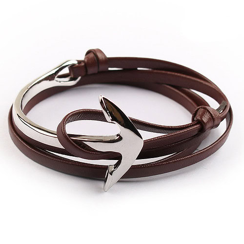Armband Mit Anker Kaffee Farbe