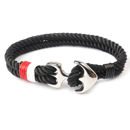 Armband Reepschnur Schwarz