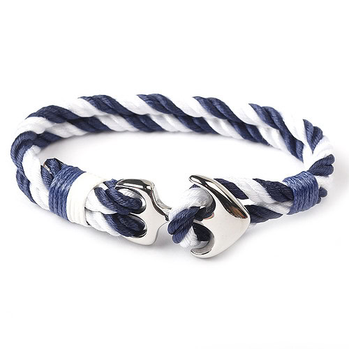Armband Mit anker Weiß Blau