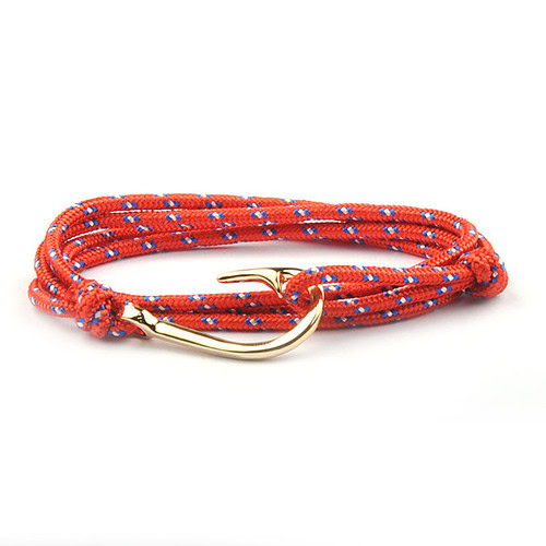 Armband Mit Angelhaken Rot