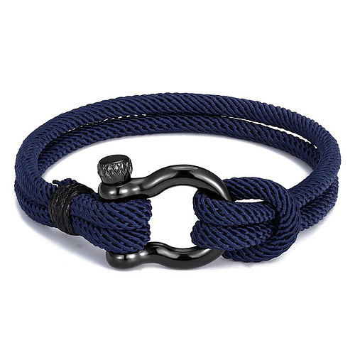 Maritim Armband Dunkelblau