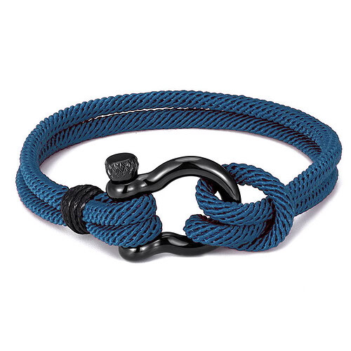 Armband Hufeisen Marineblau