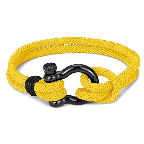 Maritime Armband Damen Gelb
