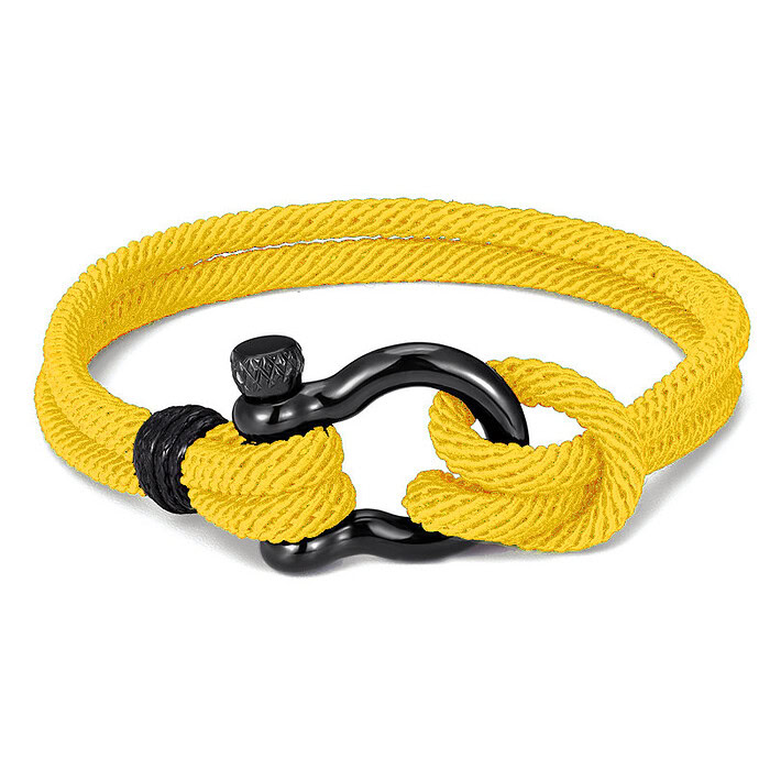 Maritime Armband Damen Gelb