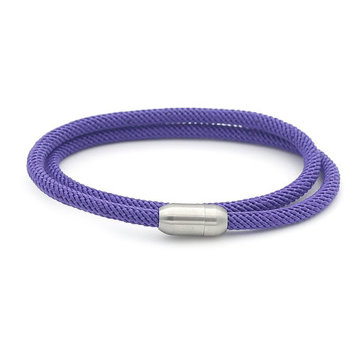 Armband Segeltau Lila