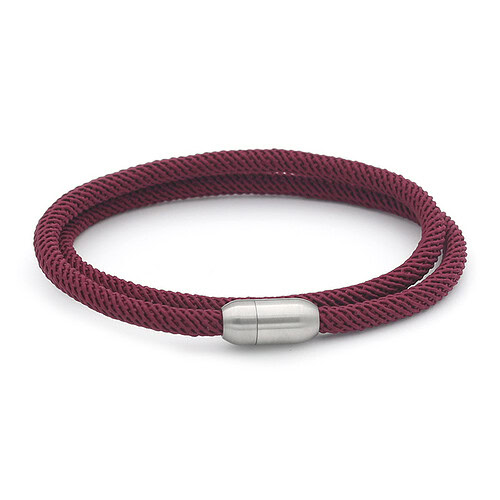 Armband Aus Segeltau Weinrot