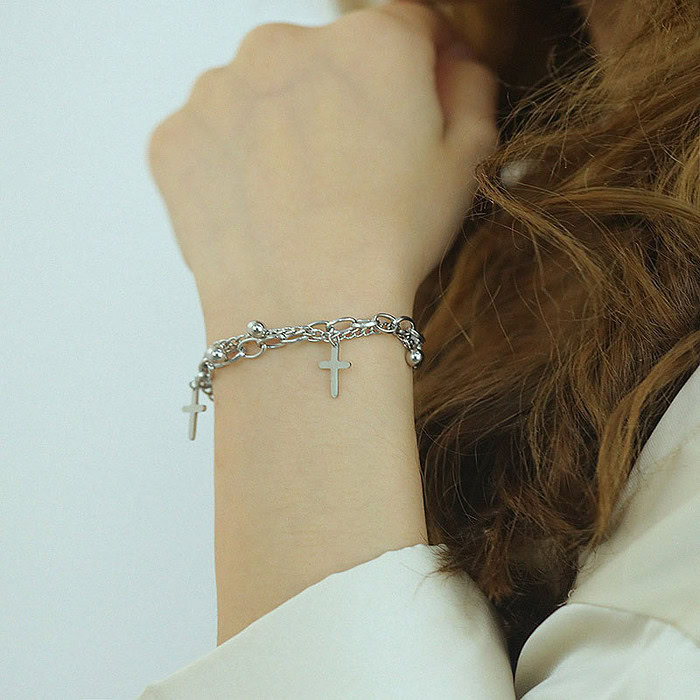 Damen Bettelarmband Titan