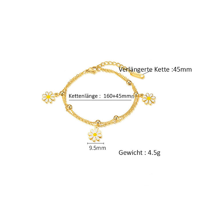 Bettelarmband Anhänger Blumen