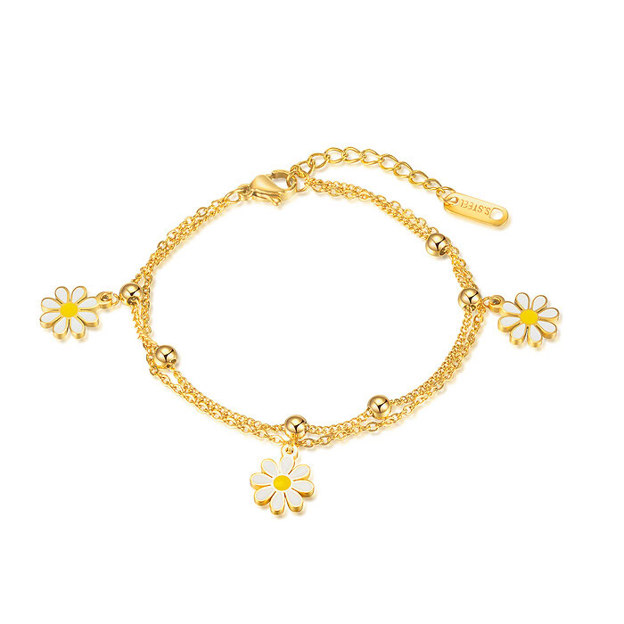 Bettelarmband Anhänger Blumen