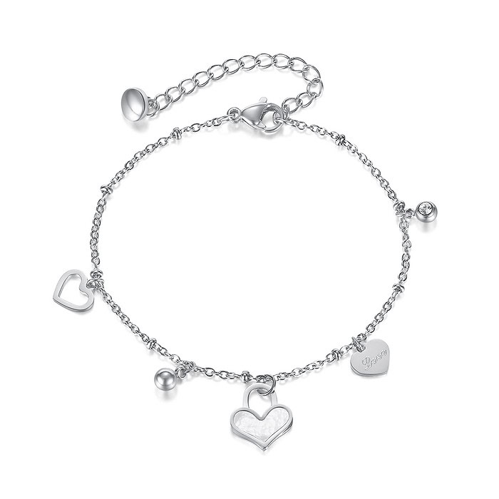 Damen Heart Armband Gold – Bild 6