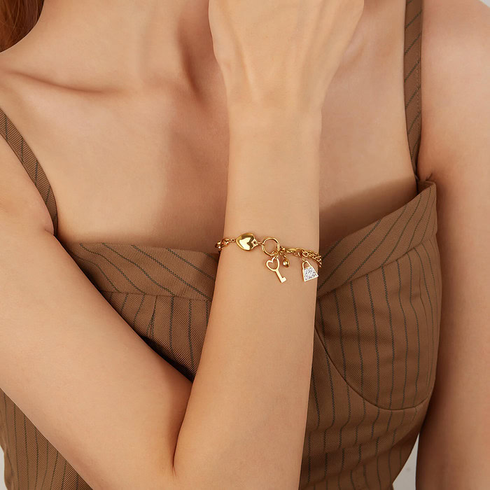 Armband Mit Schloss Und Schlüssel