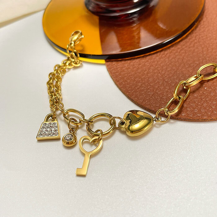 Armband Mit Schloss Und Schlüssel