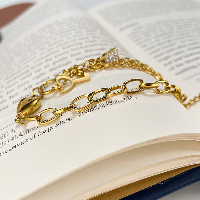 Armband Mit Schloss Und Schlüssel