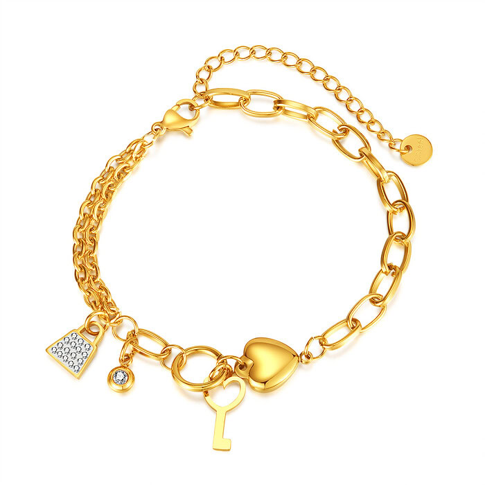 Armband Mit Schloss Und Schlüssel