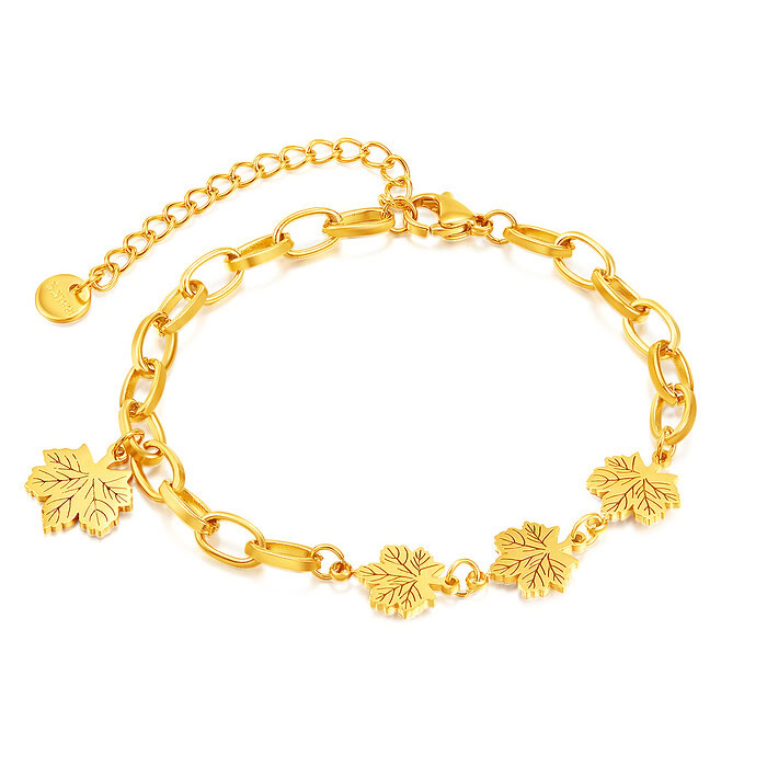 Leaf Anhänger Armband
