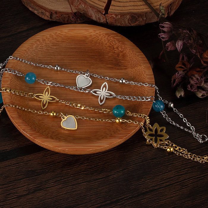 Armband mit Herz Anhänger – Bild 3