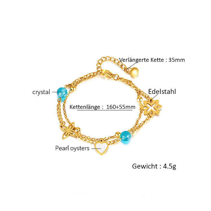 Armband mit Herz Anhänger – Bild 4