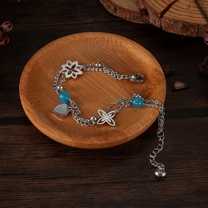 Armband mit Herz Anhänger – Bild 5
