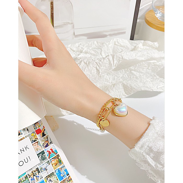 Armband Mit Perlmutt Anhänger