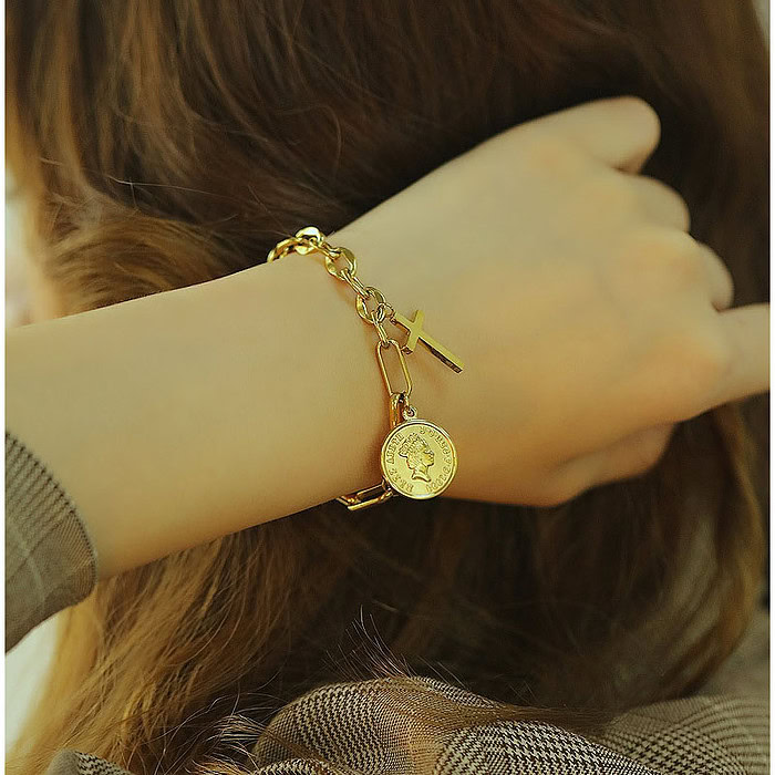 Titan Armband Mit Kreuz – Bild 4