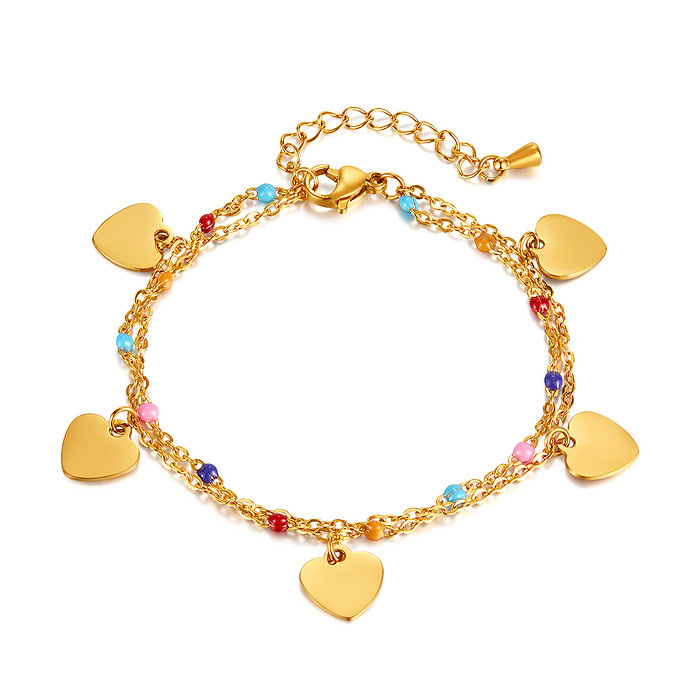 Bettelarmband Mit Herz Anhänger