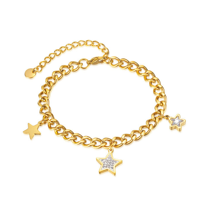 Stern Armband Titan Gold
