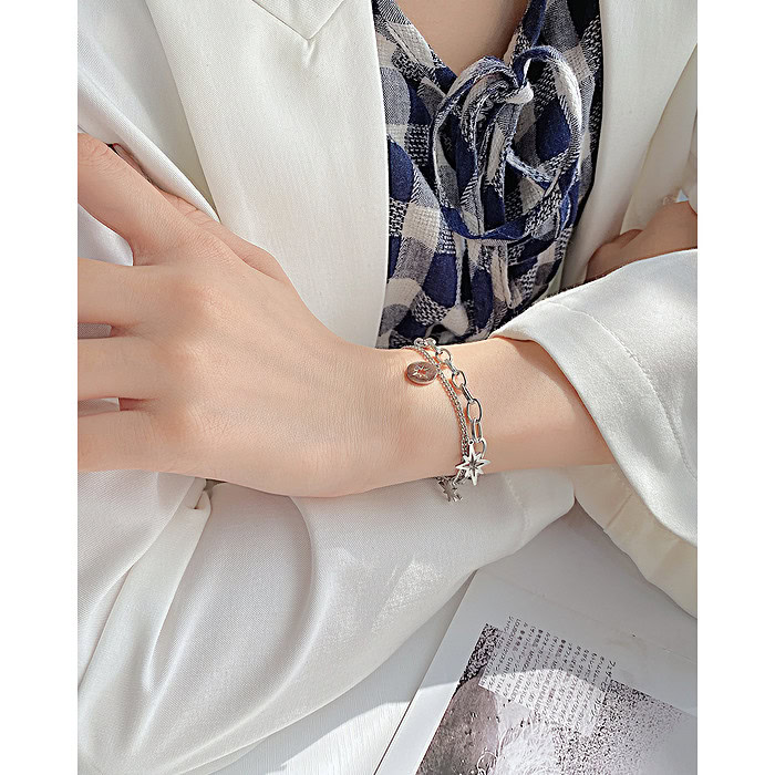 Armband Mit Schneeflocke Anhänger – Bild 3