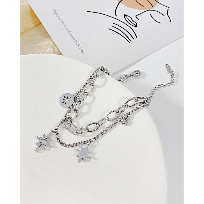 Armband Mit Schneeflocke Anhänger – Bild 4
