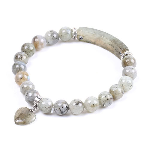 Labradorit Armband Herz