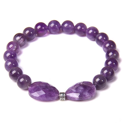 Naturstein Armband Amethyst