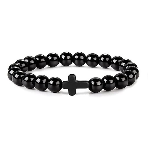 Black Onyx Armband Naturstein