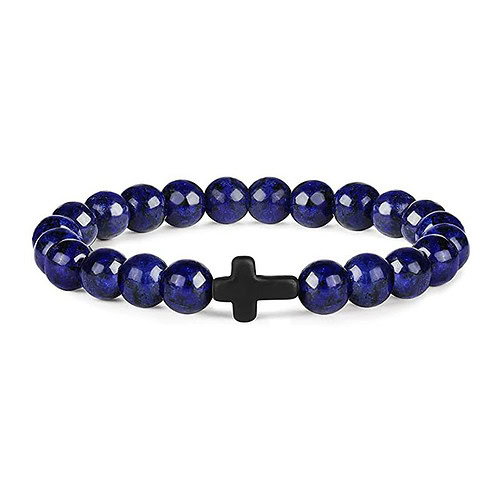 Lapislazuli Armband Elastische