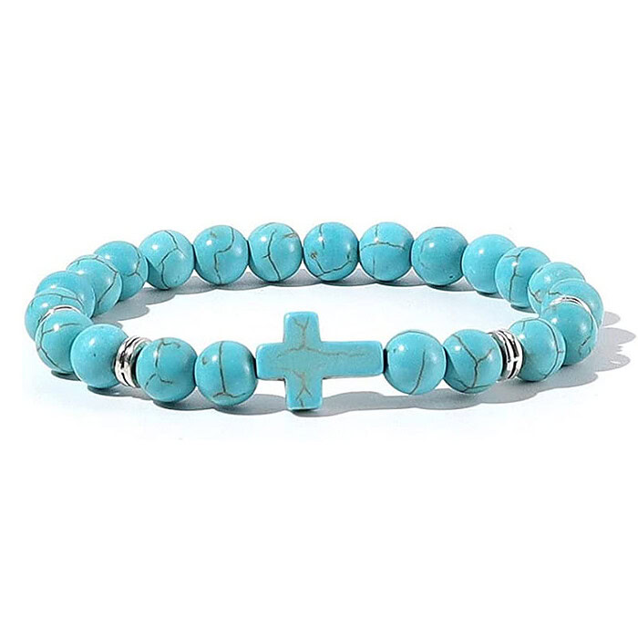 Türkis Armband Elastisch