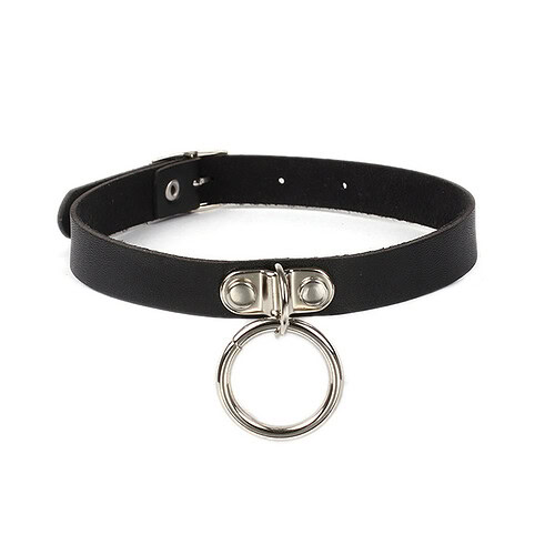 Choker Kette Leder