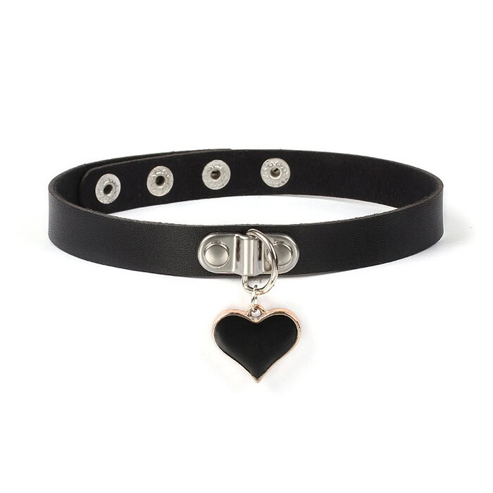 Schwarz Choker Kette
