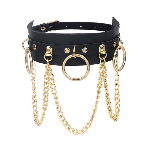 Leder Kette Punk