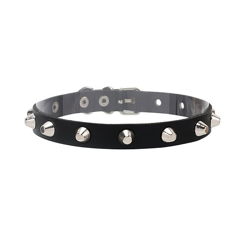 Leder Kette Punk Nieten