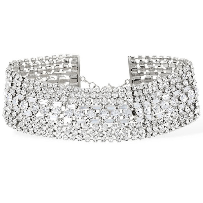 Strass Choker Kette Gold