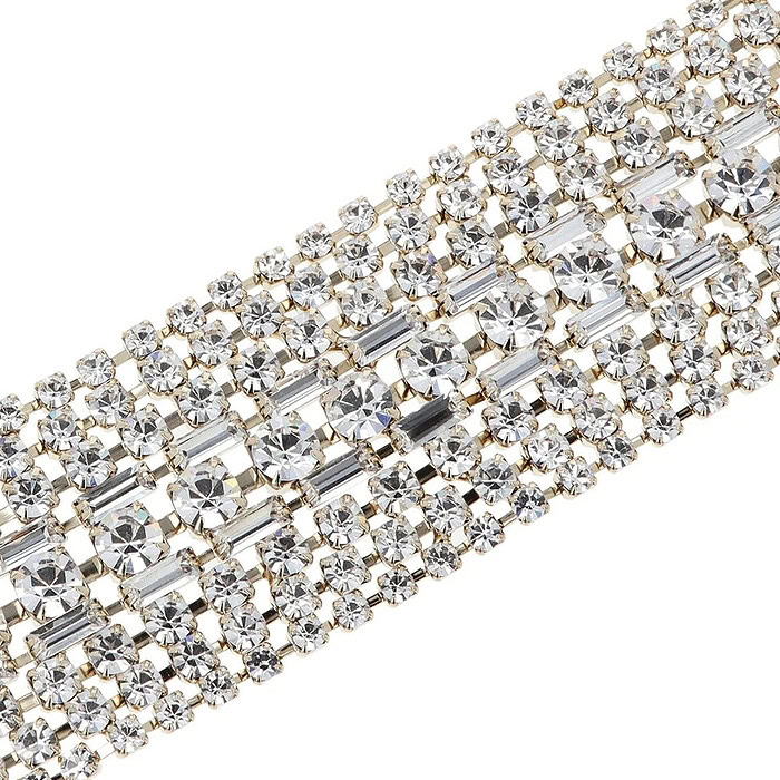 Strass Choker Kette Gold