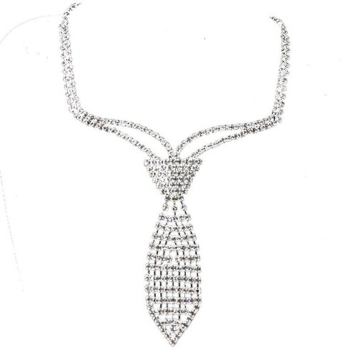 Strass Kette krawatte